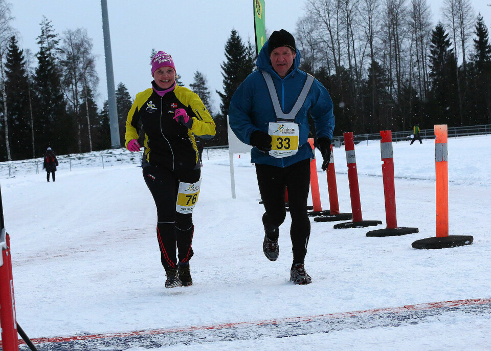 Jessheim Vintermaraton på fint vinterføre (mange bilder) Tove_Karl-Johan.jpg