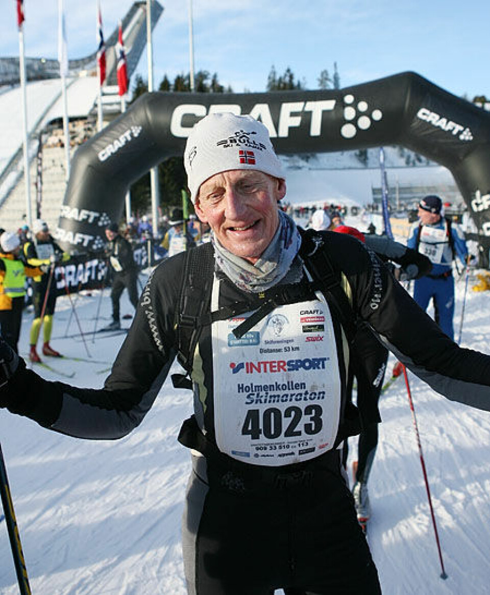 Den store Skimaraton-kavalkaden