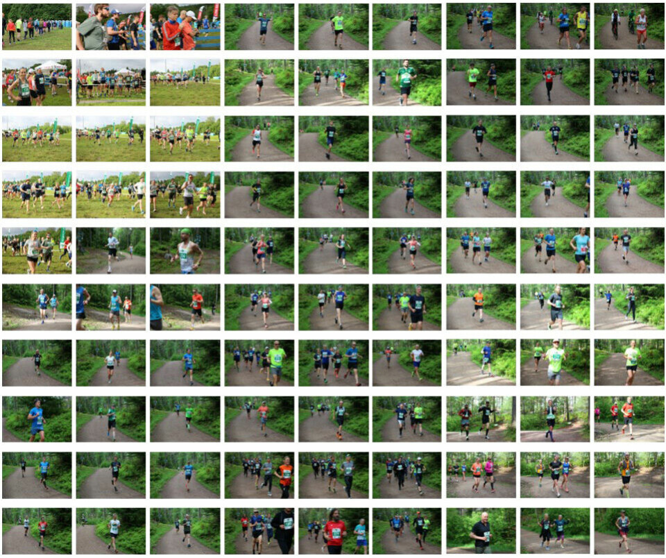 Nordmarka Skogsmaraton fikk fine forhold Bildecollage-Maraton.jpg