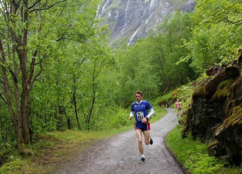 Marius Vedvik sprang inn til ny løyperekord i Vettisløpet. (Foto: arrangøren) Marius Vedvik sprang inn til ny løyperekord i Vettisløpet. (Foto: arrangøren)
