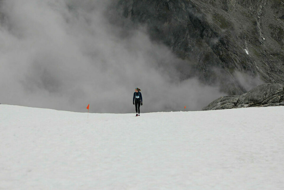 Ingrid Festø og Erland Åkra Eldrup vant Børvasstindan Classic Snø.jpg