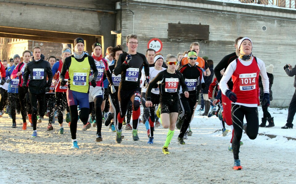 Nyttårstrimmen 2014 (foto: Bjørn Borge). Nyttårstrimmen 2014 (foto: Bjørn Borge).