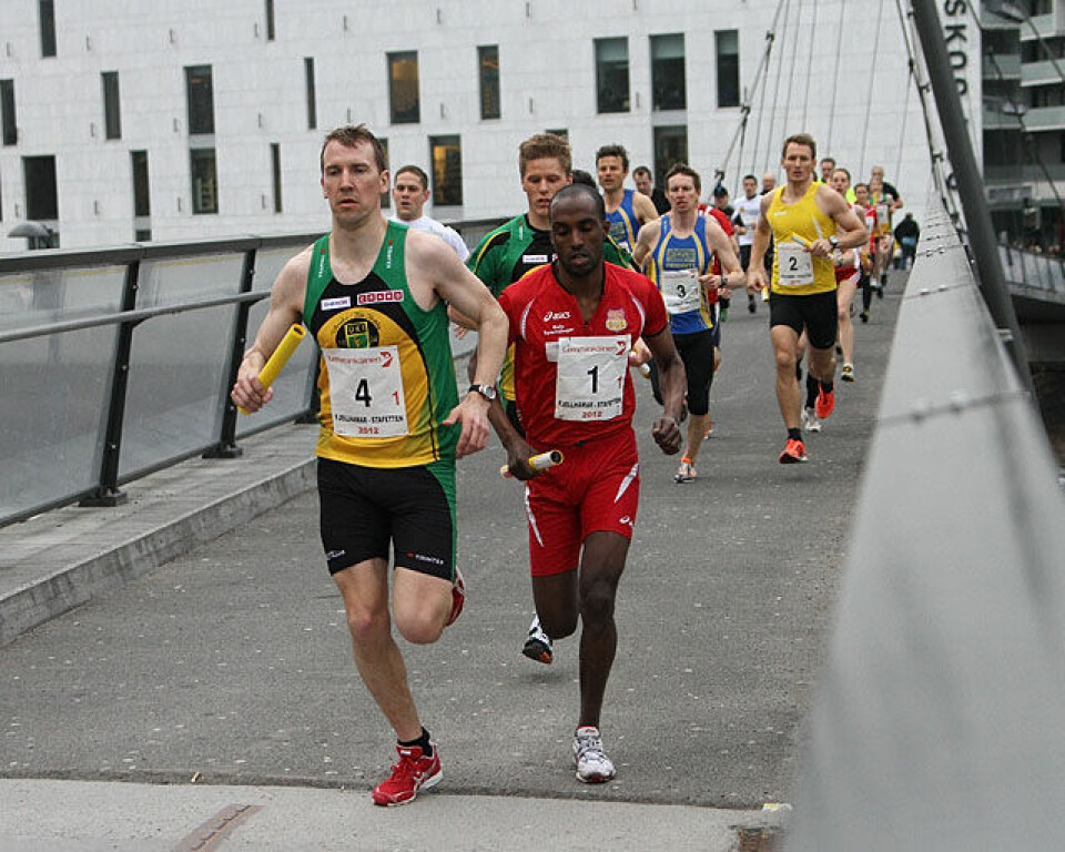 Første etappe: I 2012 fikk Fjellhamarstafetten ny og trafikkfri løype. (Foto: Runar Gilberg) Første etappe: I 2012 fikk Fjellhamarstafetten ny og trafikkfri løype. (Foto: Runar Gilberg)