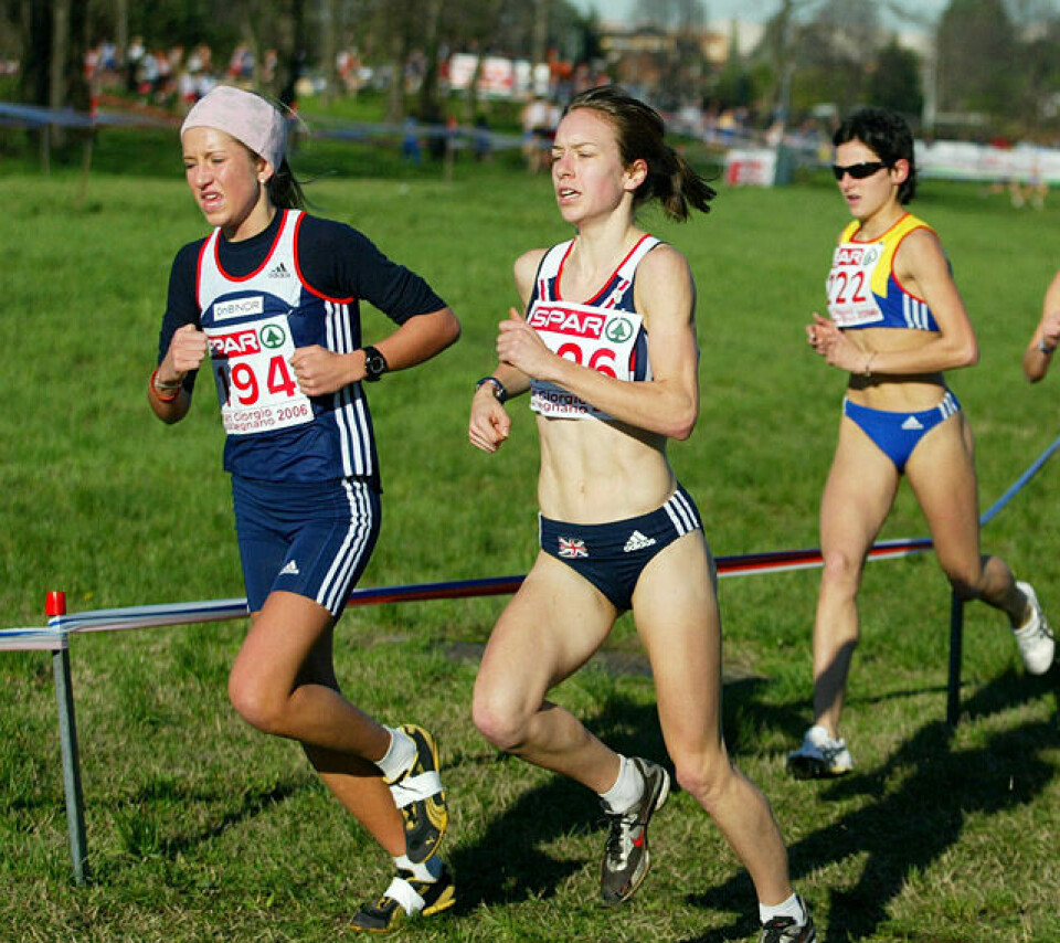 Ei treningsuke for britiske Stephanie Twell Stephanie_Twell_Groevdal_Ancuta_Bobocel_foto_Mark_Shearman__1_EurCC2006.jpg
