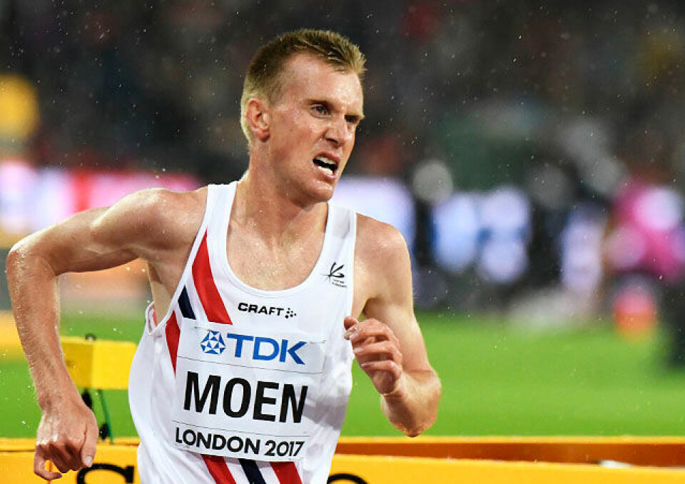 En liten måned etter maratonløpet sitt i Fukuoka var Sondre Nordstad Moen tilbake med startnummer på brystet. (Arkivfoto: Bjørn Johannessen) En liten måned etter maratonløpet sitt i Fukuoka var Sondre Nordstad Moen tilbake med startnummer på brystet. (Arkivfoto: Bjørn Johannessen)
