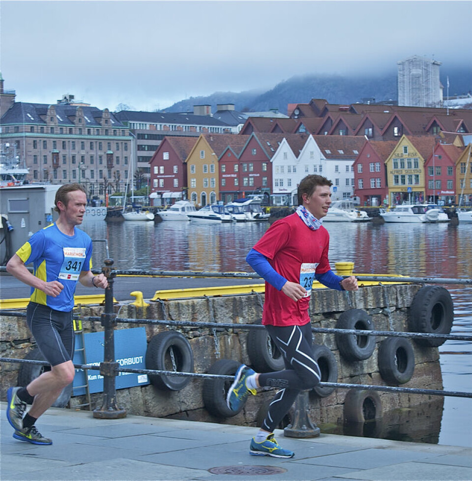 Hafsås-rekord i Bergen City Marathon mens Mulugeta løp halv på 1.06.59 _DSC7828