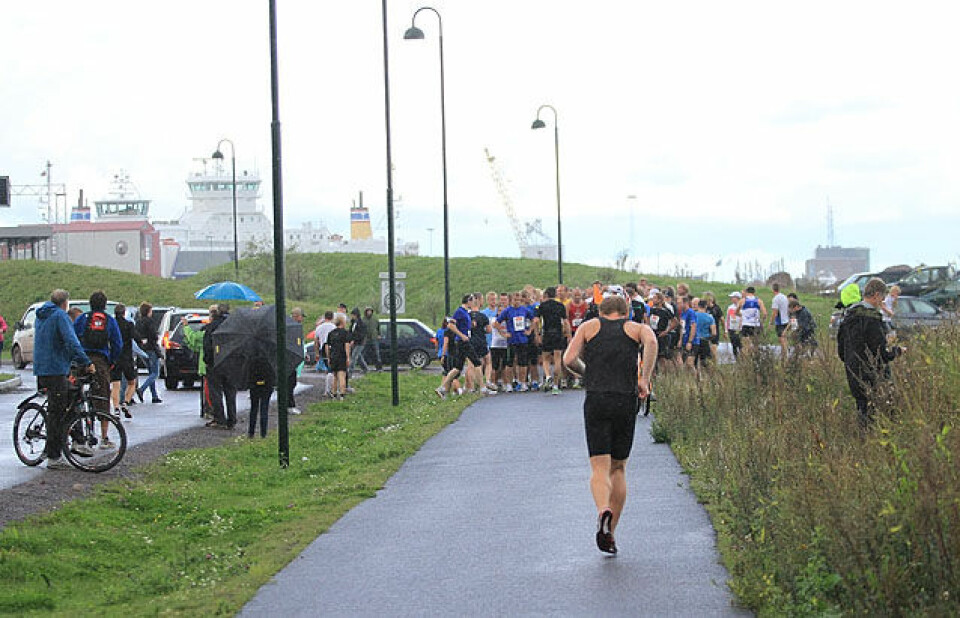 Kystleden Halvmaraton vellykket debut! Klar_til_start_IMG_3939