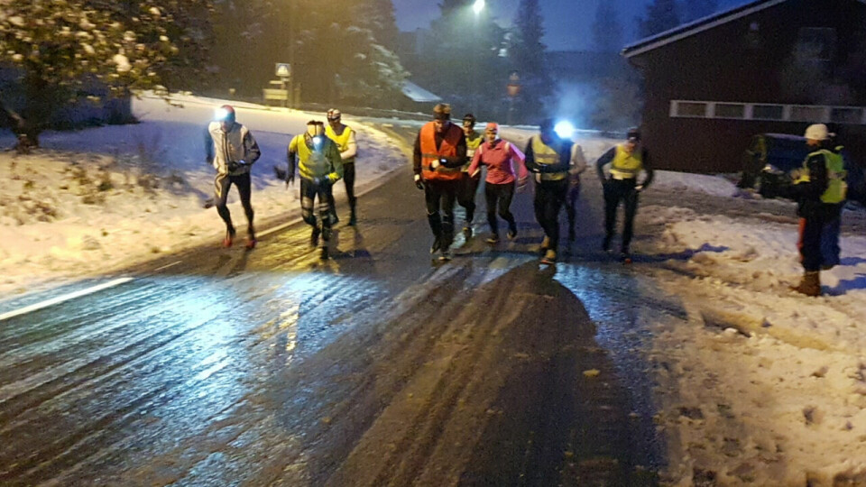 Snøføre slo til på Snøkutens første løp Ti aktive i gang