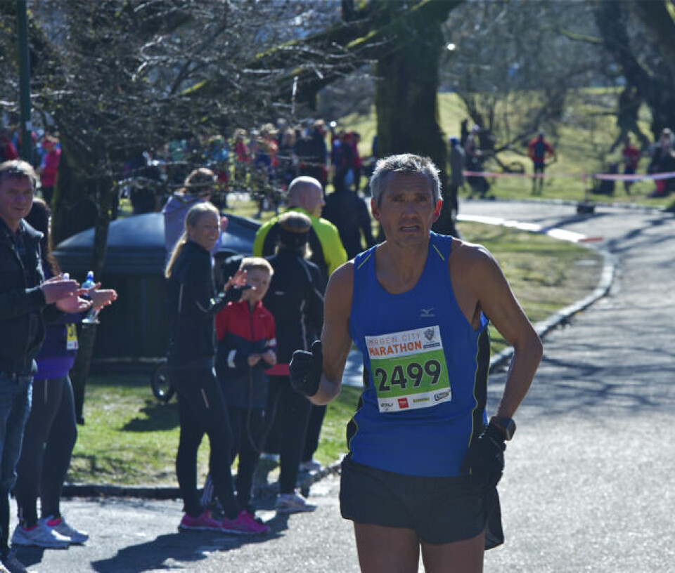Hafsås-rekord i Bergen City Marathon mens Mulugeta løp halv på 1.06.59