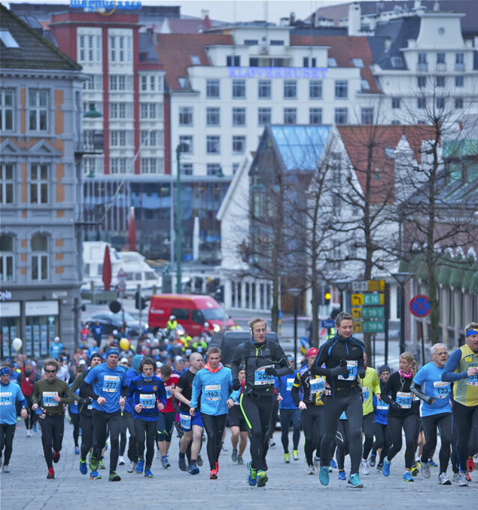 Hafsås-rekord i Bergen City Marathon mens Mulugeta løp halv på 1.06.59
