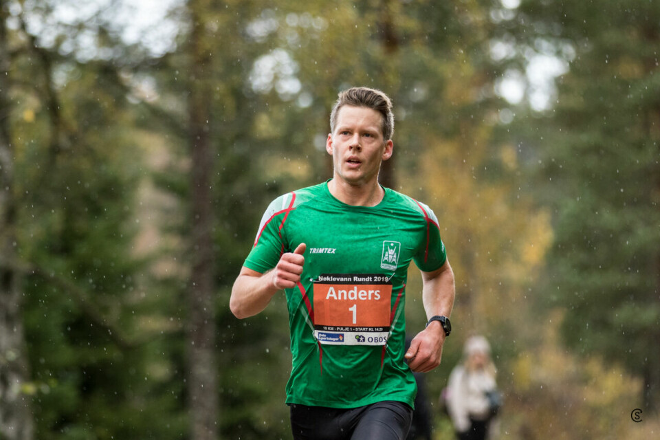 Klar seier: Anders Gløersen løp i mål 1.12 foran Iver Tildheim Andersen som kom på andreplass. Foto: Sylvain Cavatz Anders Gløersen