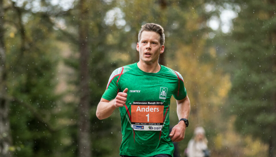 Anders Gløersen tok seieren på den korteste distansen under Norgestesten søndag 26. oktober. Her fra Nøklevann rundt i 2019.