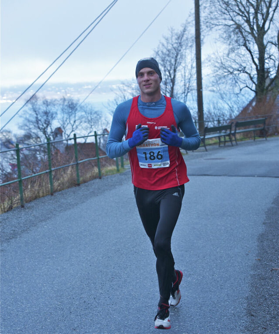 Hafsås-rekord i Bergen City Marathon mens Mulugeta løp halv på 1.06.59