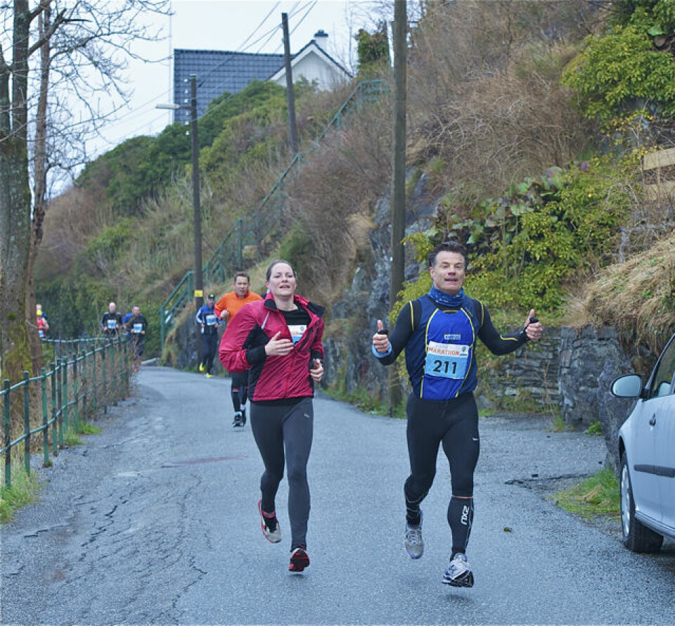 Hafsås-rekord i Bergen City Marathon mens Mulugeta løp halv på 1.06.59