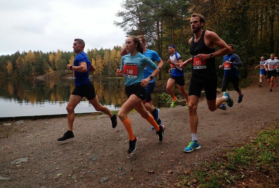 Anders Gløersen og Ley Muller vant 10-kilometeren under Nøklevann Rundt Nøklevann Rundt 2019
