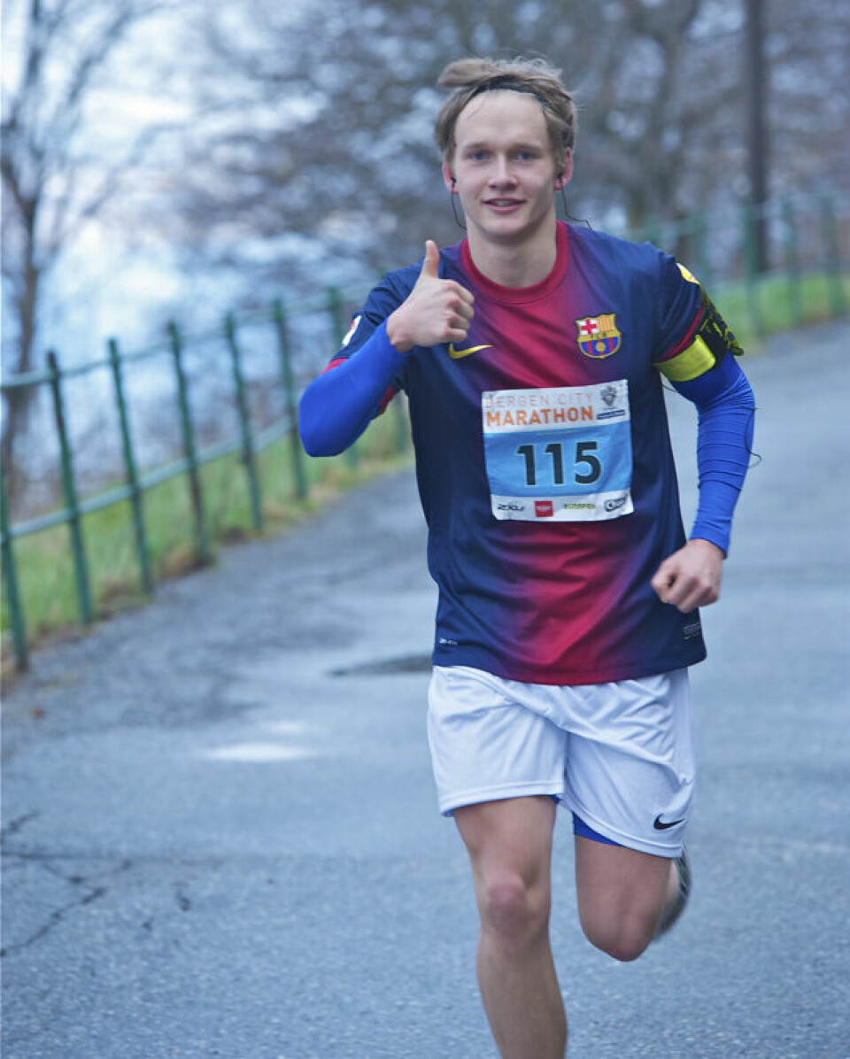 Hafsås-rekord i Bergen City Marathon mens Mulugeta løp halv på 1.06.59