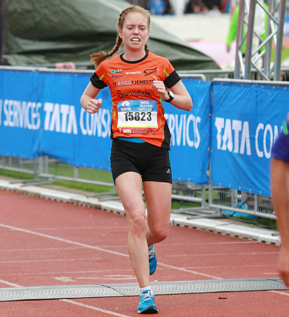 Elise Selvikvåg Molvik ble nr. 9 i Amsterdam Marathon Elise_Selvikvaag_Molvik_mot_maal_hel_A20G2864.jpg