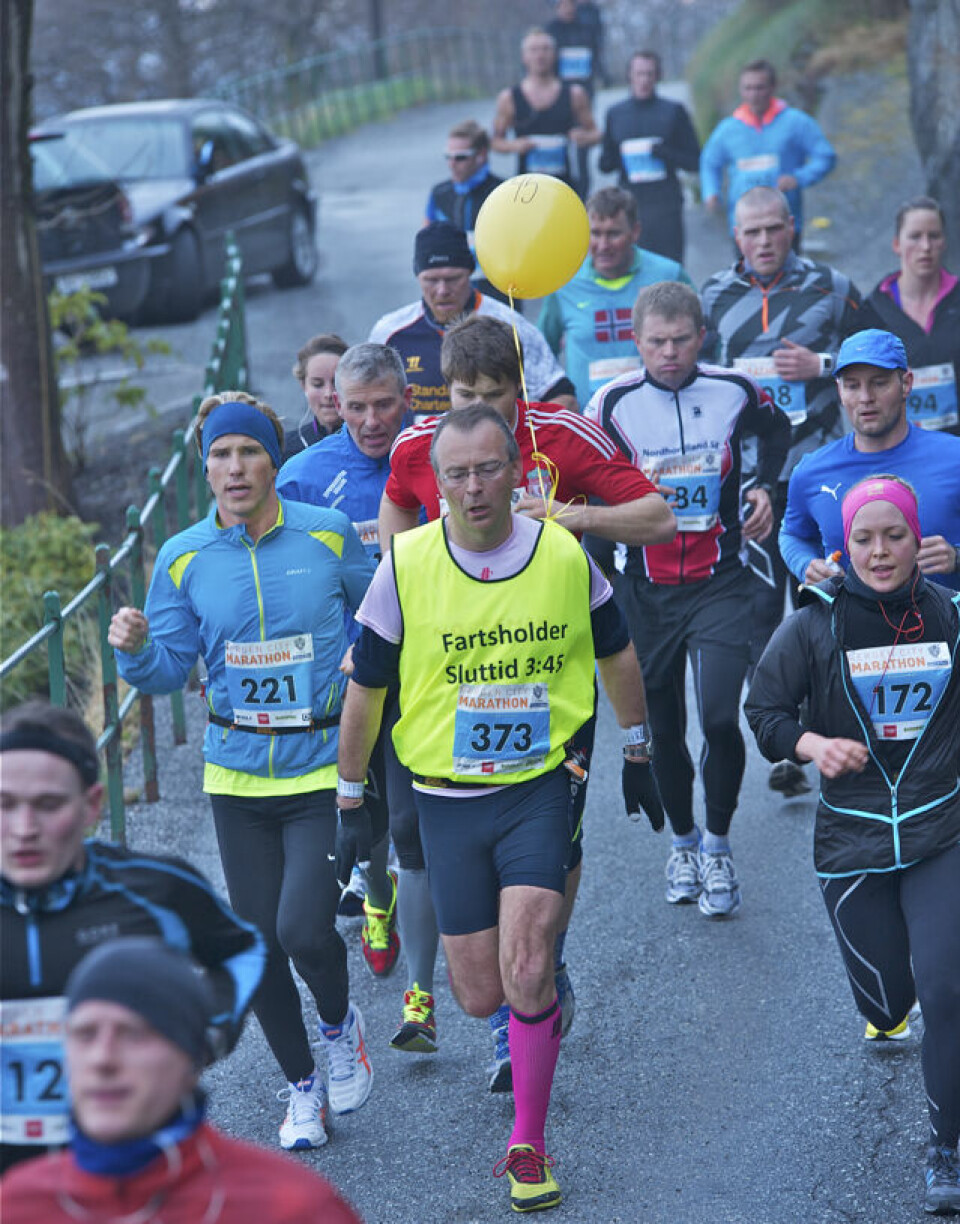 Hafsås-rekord i Bergen City Marathon mens Mulugeta løp halv på 1.06.59