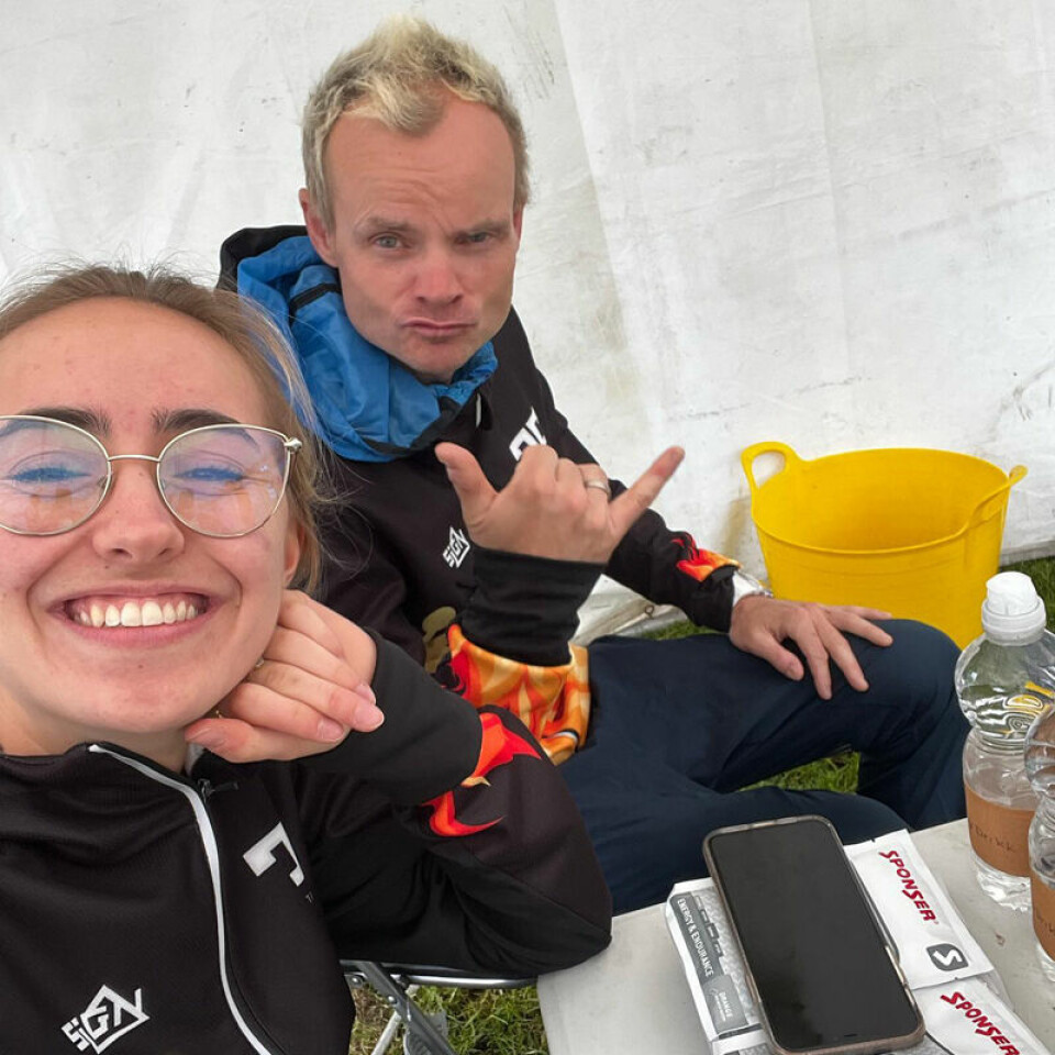 Bjørn Tore Kronen Taranger vant 100 miles-løp i Belfast Rina Natland og Bjørn Tore.jpg