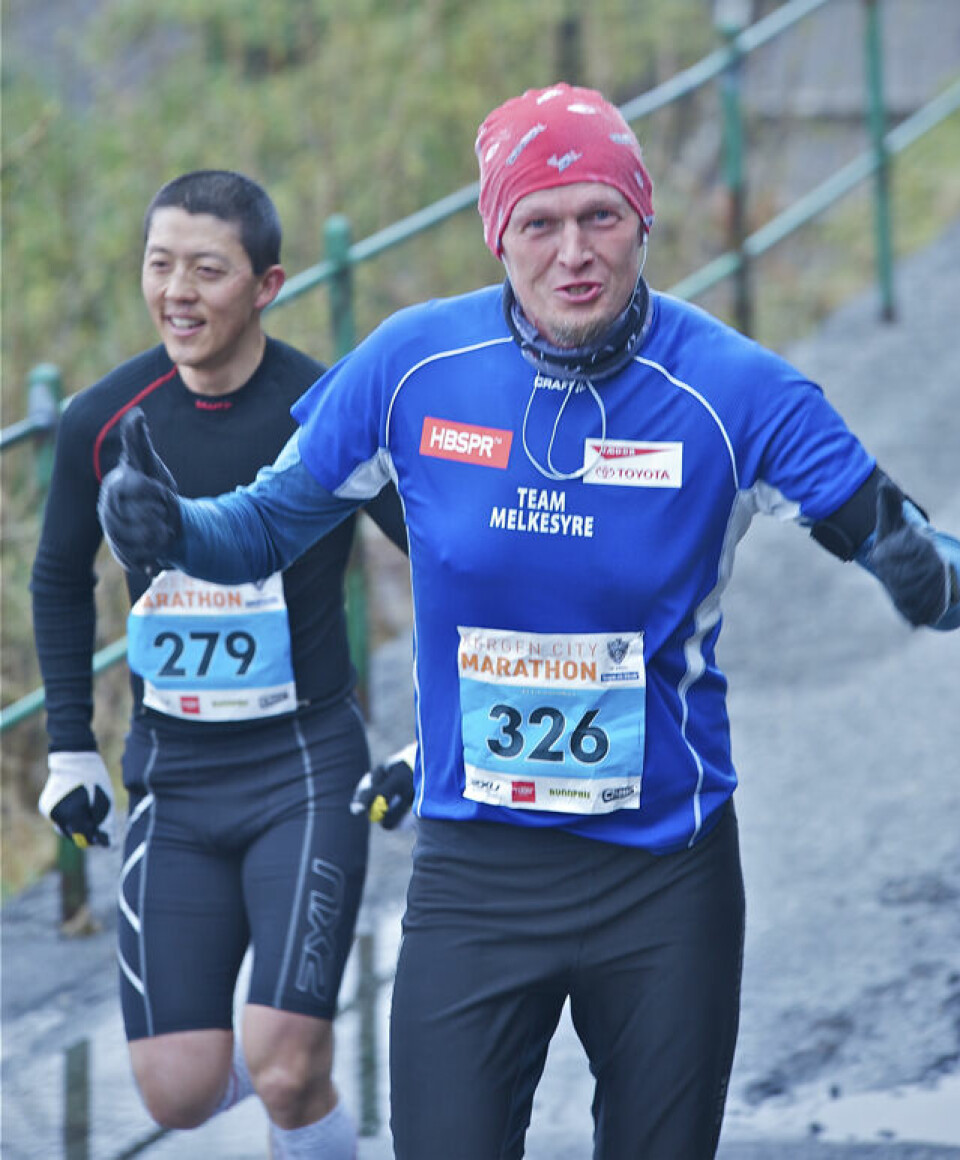 Hafsås-rekord i Bergen City Marathon mens Mulugeta løp halv på 1.06.59