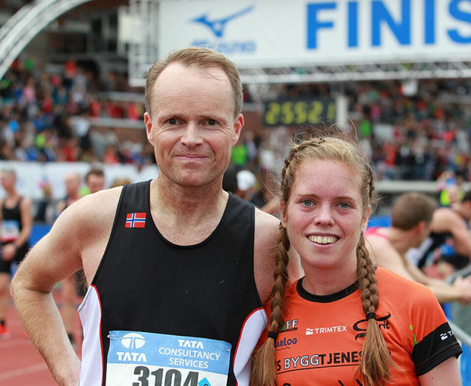 Elise Selvikvåg Molvik ble nr. 9 i Amsterdam Marathon Elise_S_Molvik_Bjarne_Lyngnes_i_maal_A20G2932.jpg