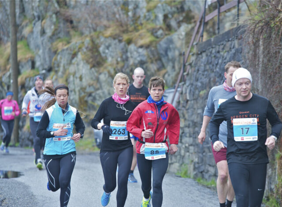 Hafsås-rekord i Bergen City Marathon mens Mulugeta løp halv på 1.06.59