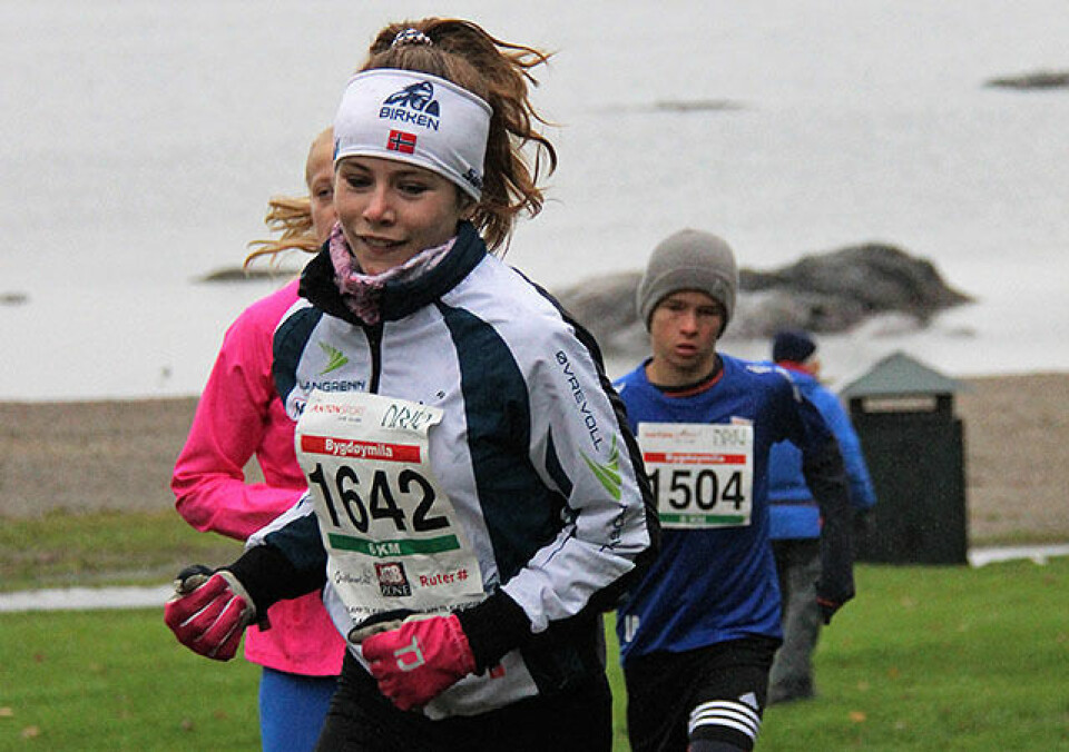 Ulrik Lolland og Tessa Frenay vant Bygdøymila IMG_0659.JPG