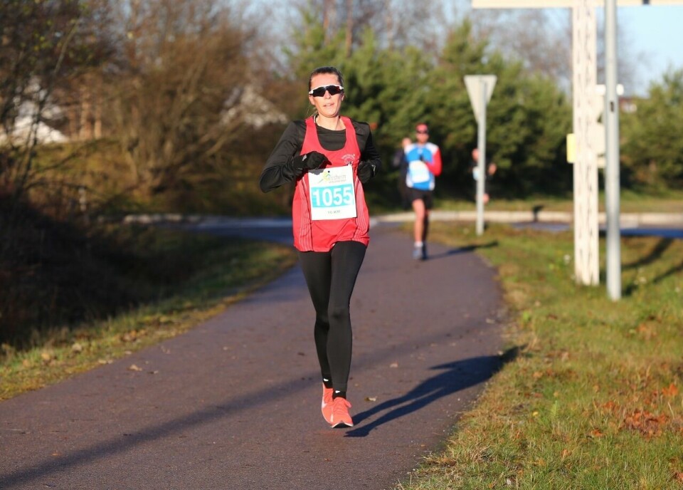 Håkon Urdal og Therese Falk vant klart i rekordstort Vintermaraton Vintermaraton2018 - Kathrine Kvernmo damevinner på 10km (1280x915).jpg