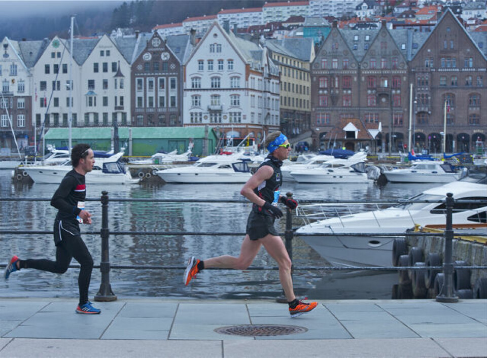 Hafsås-rekord i Bergen City Marathon mens Mulugeta løp halv på 1.06.59