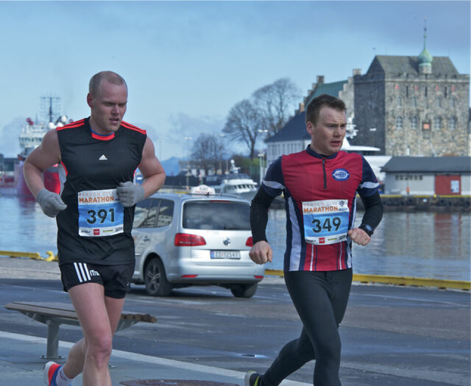Hafsås-rekord i Bergen City Marathon mens Mulugeta løp halv på 1.06.59