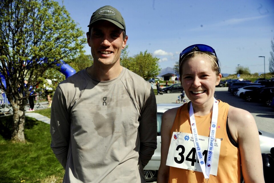Lasse Finstad og Janne Elin Vatnaland er vinnere av Valderløpet 2025. Foto: Jarle Mordal Lasse Finstad og Janne Elin Vatnaland er vinnere av Valderløpet 2025. Foto: Jarle Mordal