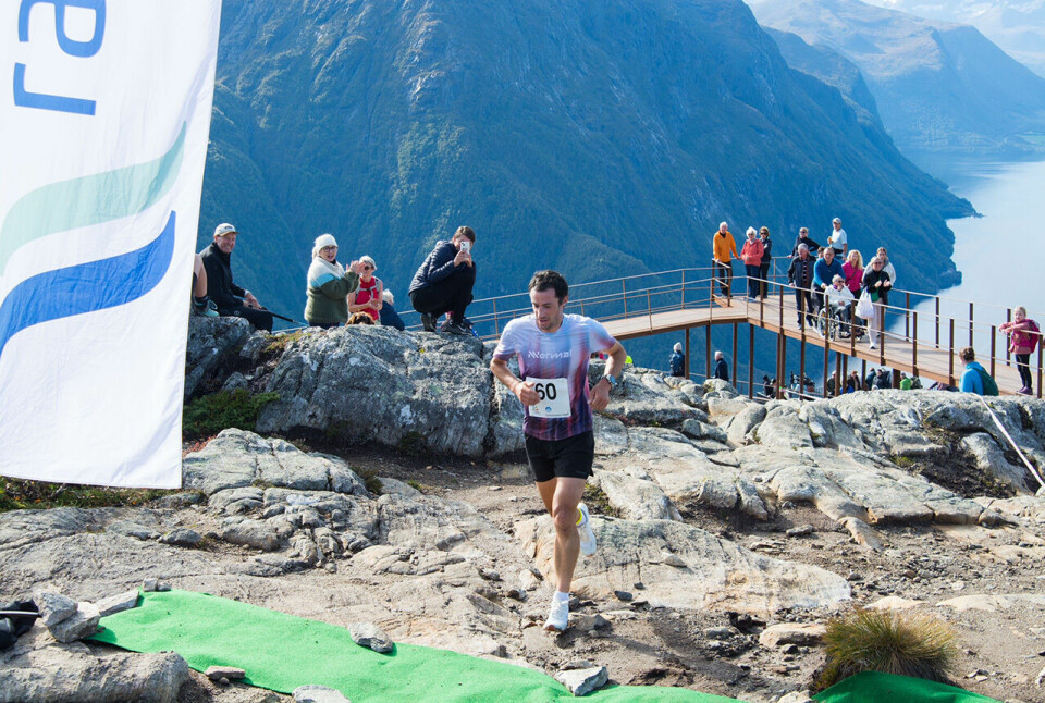Kilian Jornet gjorde comeback etter skade – med godt resultat. (Foto: Åndalsnes Avis) Kilian Jornet gjorde comeback etter skade – med godt resultat. (Foto: Åndalsnes Avis)