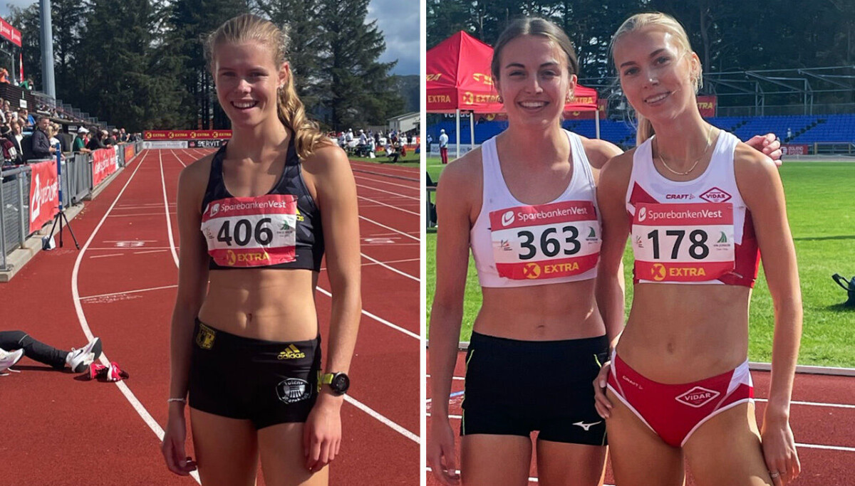 Junior NM Malin Hoelsveen Og Ingeborg stg rd Vant Ogs 800 meteren junior-nm-malin-hoelsveen-og-ingeborg-stg-rd-vant-ogs-800-meteren