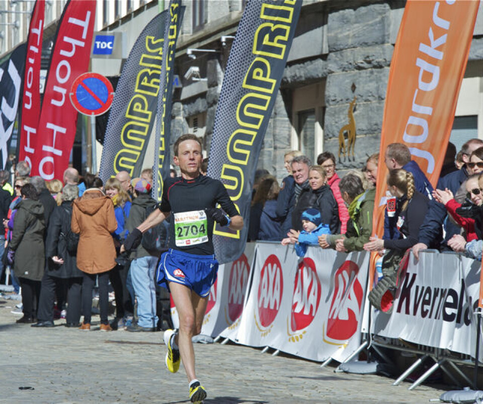 Hafsås-rekord i Bergen City Marathon mens Mulugeta løp halv på 1.06.59