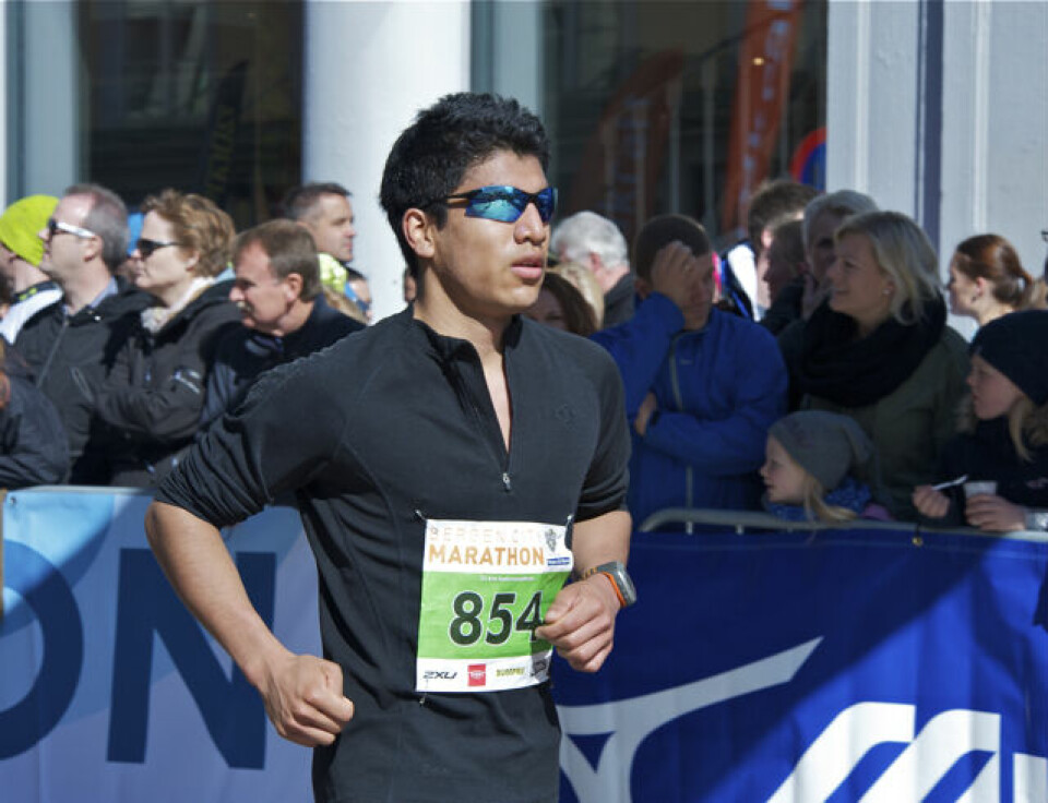 Hafsås-rekord i Bergen City Marathon mens Mulugeta løp halv på 1.06.59