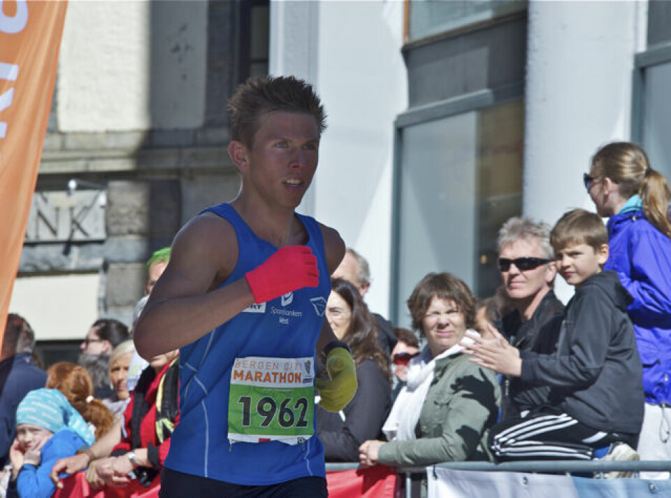 Hafsås-rekord i Bergen City Marathon mens Mulugeta løp halv på 1.06.59