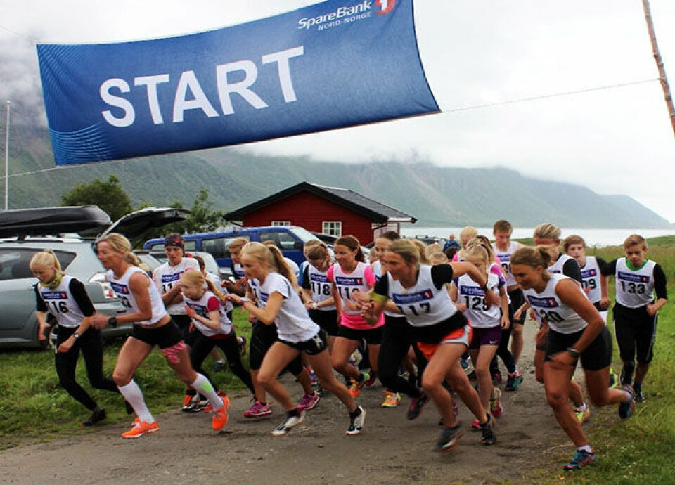 Løyperekorder i Skarbotn Opp i Steigen start.jpg