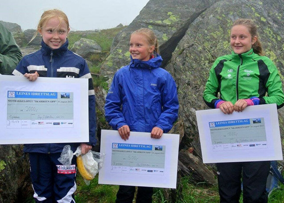 Løyperekorder i Skarbotn Opp i Steigen vinnere-jenter.jpg
