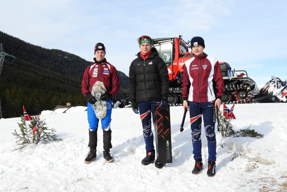 Ulvensøen og Gulbrandsen vant jaktstarten under Norgescupen Seierpall etter jaktstarten H17-20.jpg