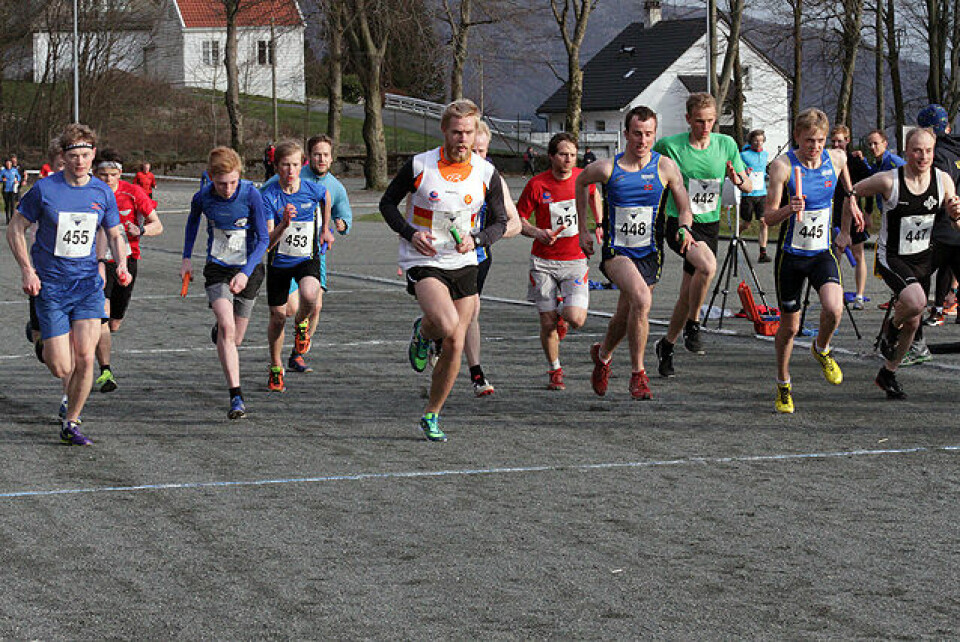 Varegg dominerte egen sprintstafett på Skansemyren IMG_8580.jpg