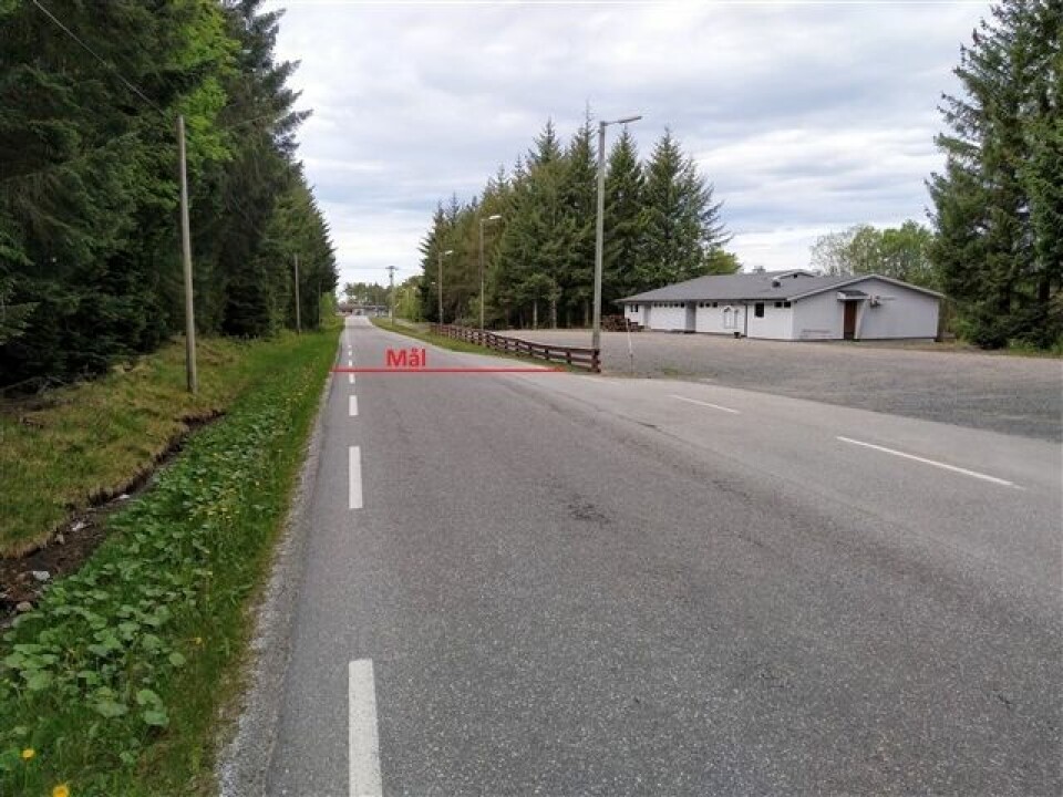 Rask kontrollmålt løype i nye Romsdal 5/10/halv 24. juni Målområde.jpg