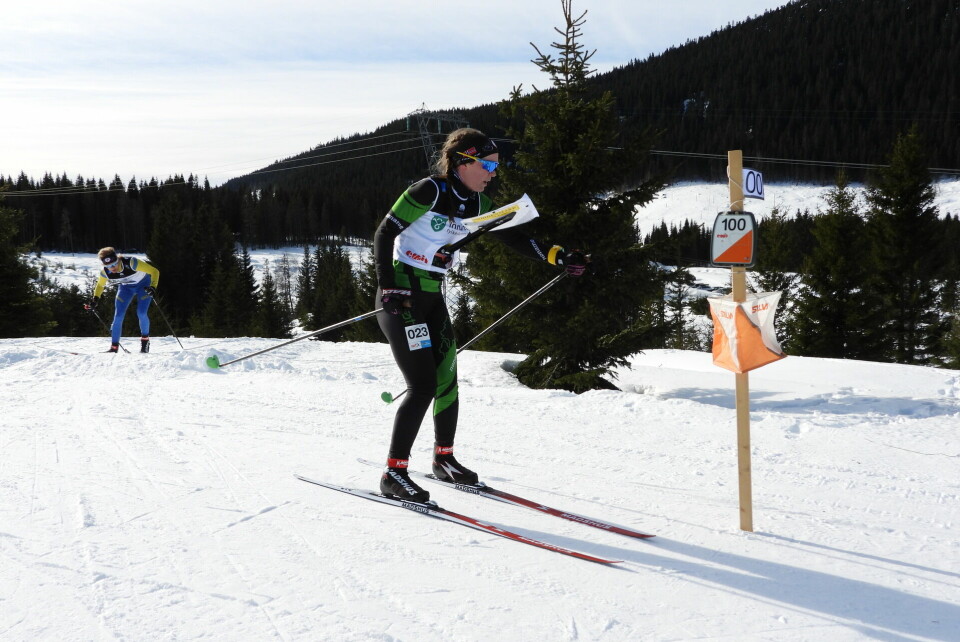 Ulvensøen og Gulbrandsen vant jaktstarten under Norgescupen Evine Westli Andersen nr 2 etter jaktstarten i D21.jpg