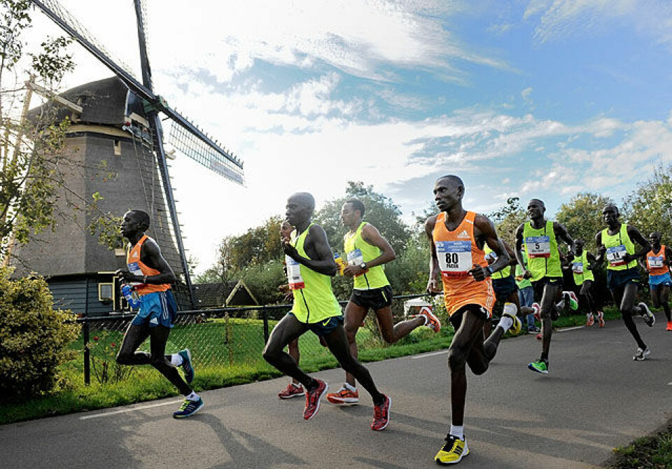 Elise Selvikvåg Molvik ble nr. 9 i Amsterdam Marathon Vindmoelle_eliteloepere_arr-bilde.jpg