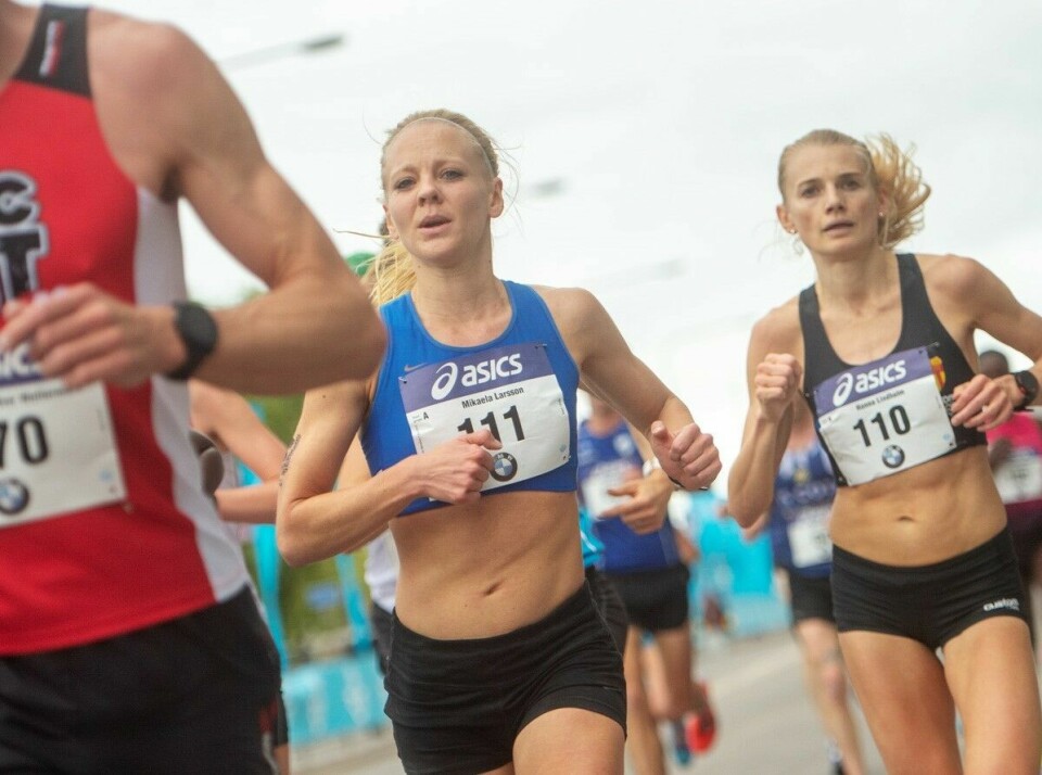Nigussie Sahlesilassie satte løyperekord i Stockholm Maraton, 188 norske fullførte Mikaela_Larsson.jpg