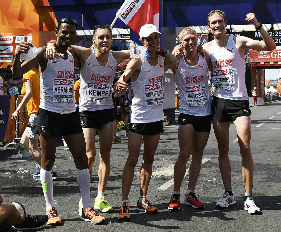 Belgisk maratontriumf da begge de norske brøt maraton-menn-sveits-lag_50D8400.jpg