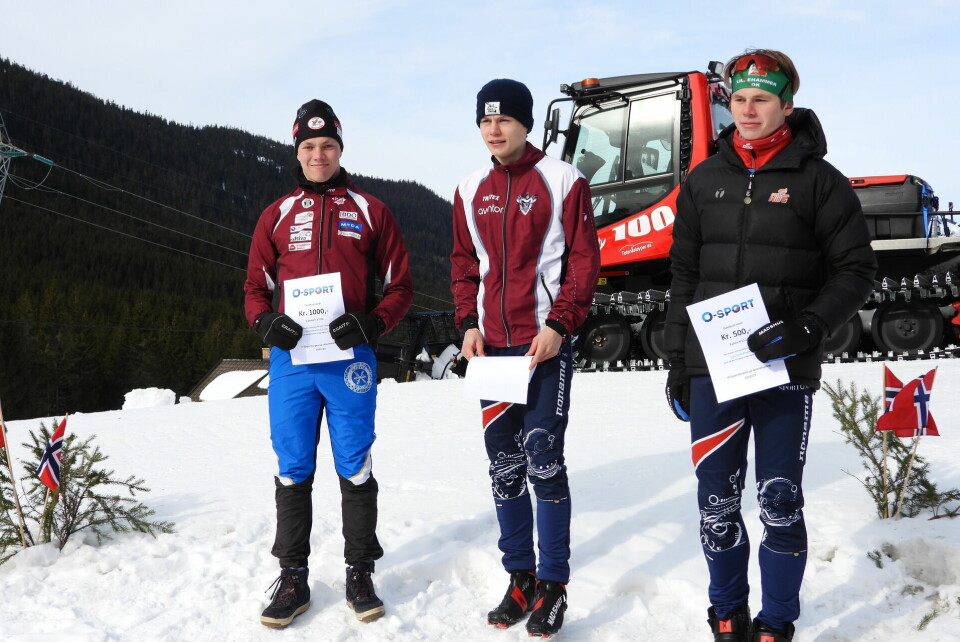 Ulvensøen og Gulbrandsen vant jaktstarten under Norgescupen De tre beste i Norgescupen sammenlagt H17-20.jpg