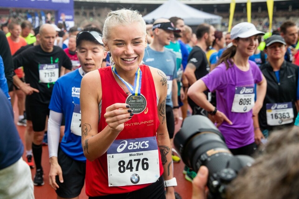 Nigussie Sahlesilassie satte løyperekord i Stockholm Maraton, 188 norske fullførte MF190601-DF0P5361 (1280x853).jpg