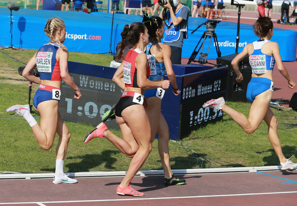 Begge de norske jentene overrasket og er finaleklare på 800 m Passering400_60-3_AZ3T0479.jpg