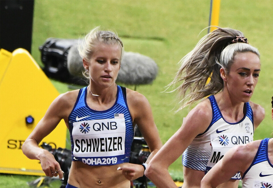 Karissa Schweizer ble nummer to og Eilish McColgan nummer tre, begge på klar ny pers. (Arkivfoto: Bjørn Johannessen) Karissa Schweizer ble nummer to og Eilish McColgan nummer tre, begge på klar ny pers. (Arkivfoto: Bjørn Johannessen)