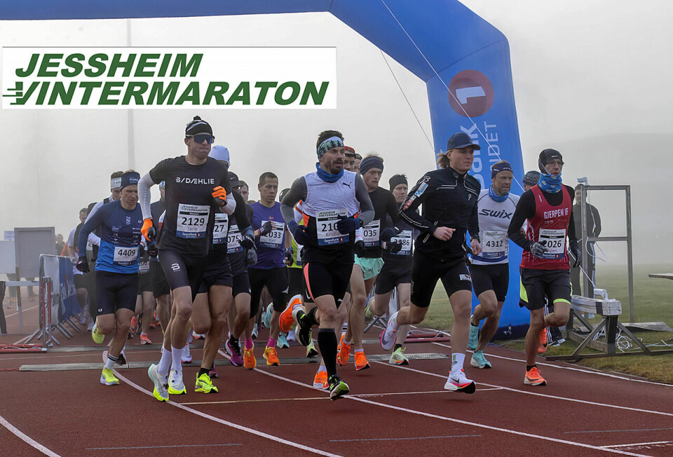 Starten har gått på maraton i Jessheim Vintermaraton i fjor. Her ser vi i midten Kristian Ulriksen (2108) og Sondre Øvre-Helland. (Foto: Bjørn Hytjanstorp) Starten har gått på maraton i Jessheim Vintermaraton i fjor. Her ser vi i midten Kristian Ulriksen (2108) og Sondre Øvre-Helland. (Foto: Bjørn Hytjanstorp)